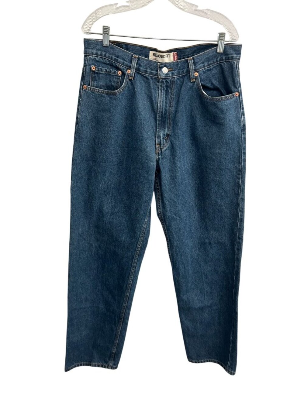 Levis 550 Size 36 Relaxed Fit Mens Jeans Blue Cotton Denim Grungecore Retro